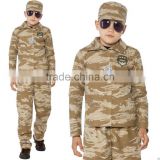 Boys Kids Desert Army Soldier Camo Commando Uniform