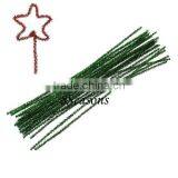 Green Christmas Chenille Stick Pipe Cleaner Craft 30cm thumbnail-1