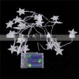 PVC LED String Fairy Lights Christmas Wedding Party Decor Transparent Clear Star 2.5m Long thumbnail-2