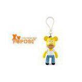 Typical Cartoon Character PVC POPOBE Bear Keychain Children Bag Accessories