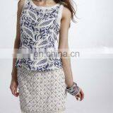 2016 New Arrivel Lady Fashion Top Wih Skirt thumbnail-3