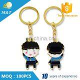 Newest Fashion Style Custom Metal Lovers Keychain thumbnail-5