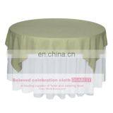 Hot Sale OEM Factory Wedding/hotel/banquet Green Table Overlay