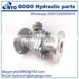 GB Float Flange Ball Valve Q41F-16P DN80 Stainless Steel 304 CF8 CF8M Flanged Turnnion Ball Valve thumbnail-4