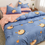 Autumn and Winter Thickened Cotton Sanded 4pcs Bedding Set thumbnail-5