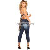 DiZNEW 2019 USA OEM Brand Customized High Waist Jeans Levanta Cola thumbnail-6