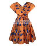 OEM 2020 New Arrivals Plus+Size+Dress African Print Midi Causal Women Dresses thumbnail-6