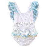 Infant Baby Girls Cartoon Lace Bodysuit Girls Romper Jumpsuit Cute Headband Outfit Baby Clothes Free Ship thumbnail-6