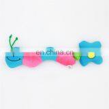 Wholesale Snake Shape Colourful Stuffed Chew Pet Dog Plush Toy Squeaky Toys thumbnail-4