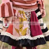 Factory Bulksale Gorgeous Children Dresses In Chinese Boutique Remake Girls Clothes For Multi Panel Paige Skirt