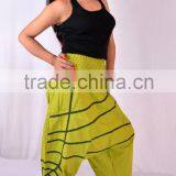 Funky Chunky Hip Hop Harem Pants Aladdin Genie Fisherman Pant Indian Women Loose Pants Gypsy Wide Leg Comfy Ninja Pant
