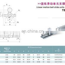 Dimension 16mm Tbr16 Linear Rail Guide Linear Support Shaft Linear Bearing TBR16 thumbnail-2