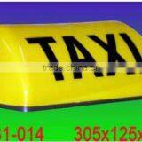 Taxi Roof Sign Magnets Yellow Color 12V Power PP Material Bulb/led Lights thumbnail-1