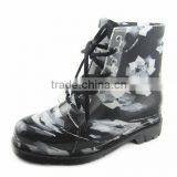 Patterned Transparent Martin Boots For Women thumbnail-5