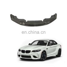 Hot sales car accessories Body Kit MTC Carbon Fiber Front Spoiler Lip For Bmw F87 M2 M2C