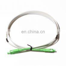 Fiber Optic Drop Cable White Color G657A1 SC/APC Pigtail thumbnail-4