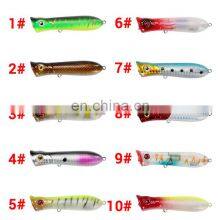 10 Colors 8cm 11.4g Fishing Bait Saltwater Topwater Trout Bass Salmon Popper Bait thumbnail-2