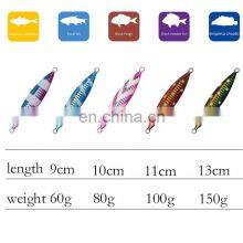 60g 80g 100g 150g 200g Slow Metal Jigging Lure Sinking Glow Slow Pitch Jigging Lure thumbnail-2