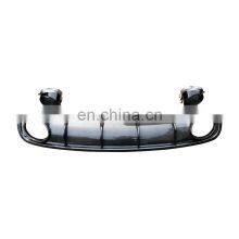 RS6 Diffuser With Tailpipe for Audi A6 Refit to Audi A6 RS Line High Quality Rear Bumper Diffuser 2012-2015 thumbnail-3