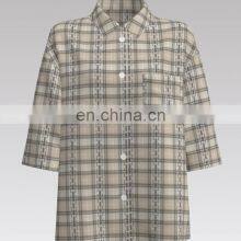 Новая мода. 100% ткань из BCI хлопка, двойная сетка, прядильно-оттеночная, для повседневной одежды thumbnail-5