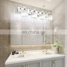 Crystal Bathroom Vanity Lights Over Mirror LED Modern Wall Lights Fixtures Stainless Steel Finish Mirror Front Light thumbnail-5