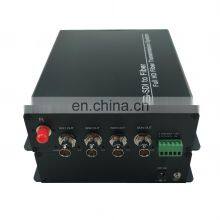 4-Channel HD-SDI/3G-SDI Video Optical Fiber Media Converter thumbnail-1
