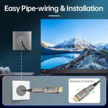 OEM Factory Wholesale Detachable 8K HDMI 2.1 AOC-Active Optical Cable-Armored-8K@60Hz 48Gbps thumbnail-4