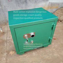 Qilu Bangtai Temporary Explosive Storage Cabinet for Construction Sites, Explosion-proof Cabinet for Explosive Items, Dual-lock Storage Box for Pyrotechnics thumbnail-5