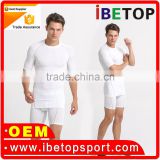 Custom Top quality White compression tights for men