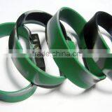 Silicone USB 2.0 Camouflage Bracelet USB Flash Drive