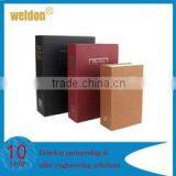 High Quality and Easy to Use World Atlas Book Shape Timed Lock Safe Box thumbnail-6