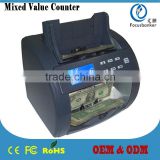 Multi Currency Mixed Value Counting Machine Money Counter Cash Handling Machine Banking Equipment