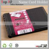 Fashion wholesale business plastic name card holder book with 40 pockets