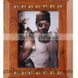 fashion pictures frame magic brown phote frame soft picture frame for promotion gift