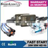 24 Months Warranty AC HID Xenon Kit 12V 35W 8000K H7 With Fast Start
