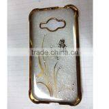 Hin Clear Crystal Rubber Plating TPU Soft Case Cover For Samsung Galaxy J1 MINI thumbnail-6