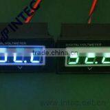 Mini Voltage Meters,Electrical Instrument Voltage Meter DC15~120V, LED Voltage Meter Waterproof