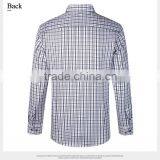 Custom Top Quality Business Mens Dress Shirt Wool Plaid Shirts for Business Man Quality Choice thumbnail-2
