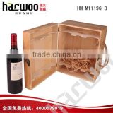 High quality 3 bottles wine case for sale