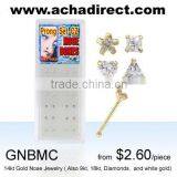 Gold Nose Jewelry Nose Bones thumbnail-1