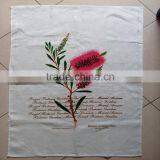 Silkscreen Printed Tea Towel Kitchen Linen Teatowel Printed for Sales &home Decoration-3 thumbnail-2