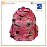 China Wholesale Customized Fashion Pink 14'' School Backpack With Wheels thumbnail-1