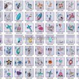 Opal Jewelry Factory Custom Lab Created Opal Pendant Necklace,925 Sterling Silver Synethic Fire Opal Necklace thumbnail-4