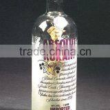 750 High Clear Glass Vodka Bottle thumbnail-1