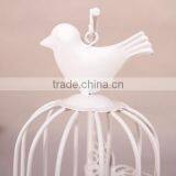 TY231zakka European Creative White Birdcage Lantern Zakka Home Decoration Candlestick thumbnail-3