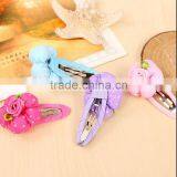 Fashion Baby Hair Clip Cute Dot Flower Headwear Kids Candy Color BB hairpins Baby Girls Hair Accessories