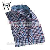 denim long sleeve check mens shirts