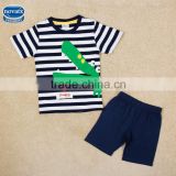 (CD4819) wholesale 2014 new arrival summer new style cool boys striped suit