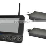 CTR40672,7" Digital Wireless Monitor With Socking Cup Braket + Transmitter Box*2pcs for Truck, Heavy Duty One to Two