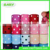 3/4" Yellow Wave Pot Polyester Grosgrain Ribbon thumbnail-6